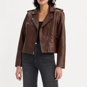 Levi’s Brown Faux Leather Jacket